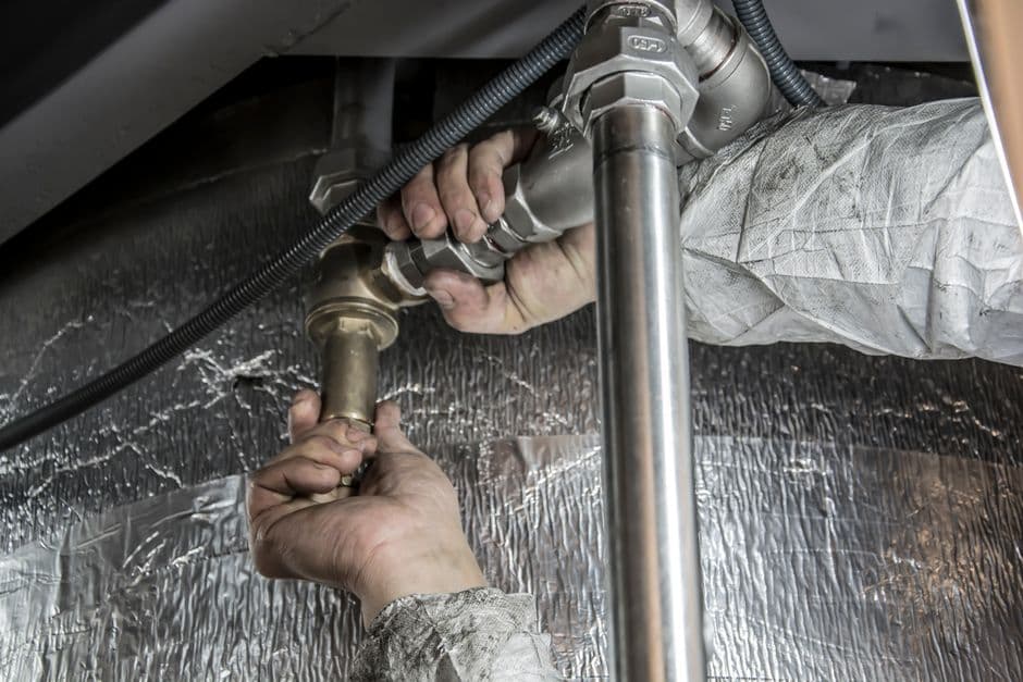 Plumbing pro at work in New Jersey