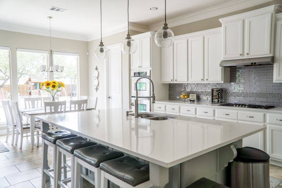 White oak kitchen in Madison